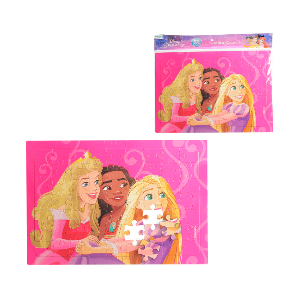 QUEBRA CABECA PRINCESAS 63 PECAS