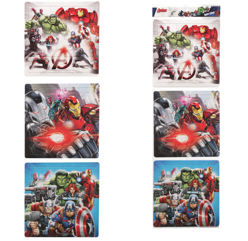 QUEBRA CABECA KIT COM 3 AVENGERS