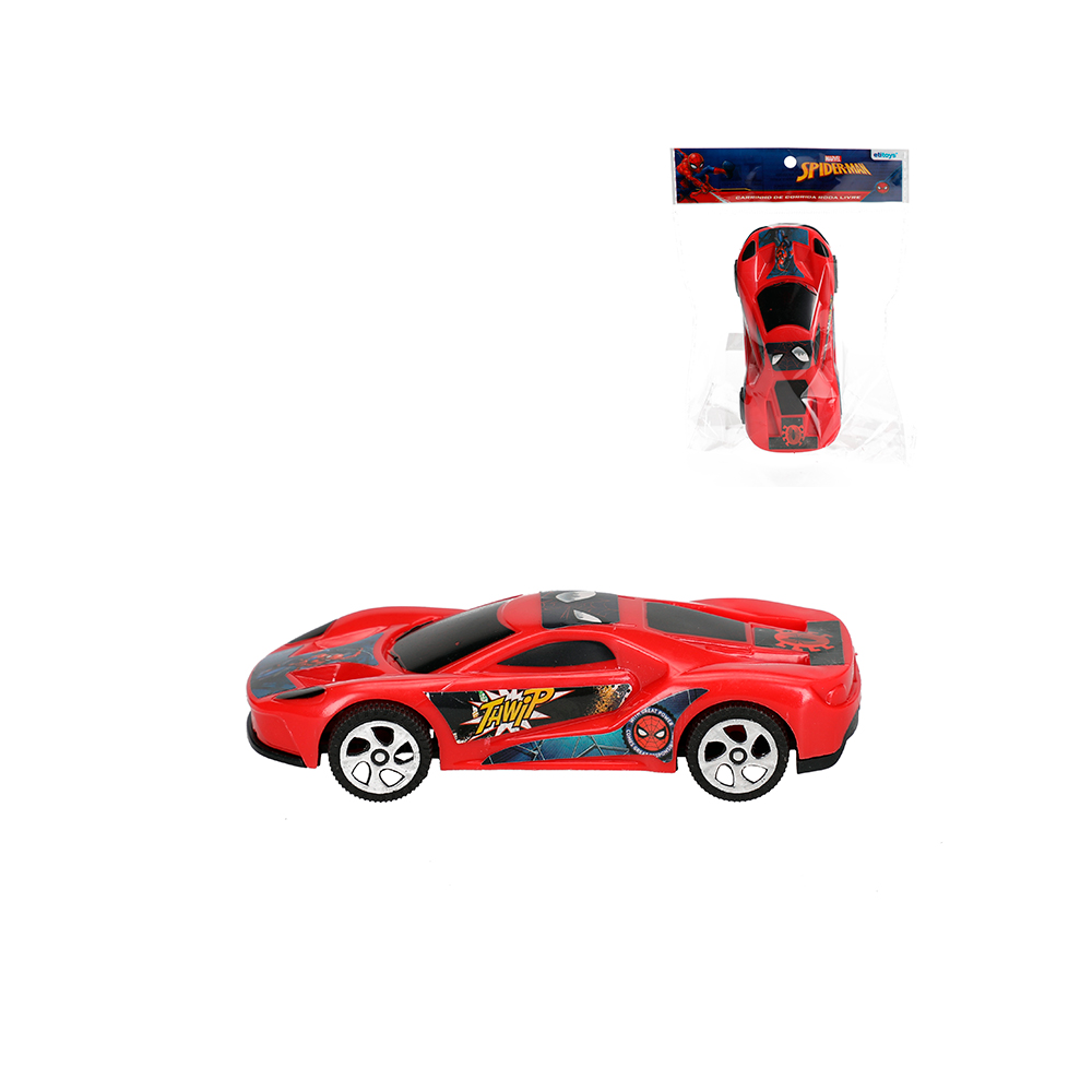 CARRINHO RODA LIVRE SPIDERMAN 11,5CM