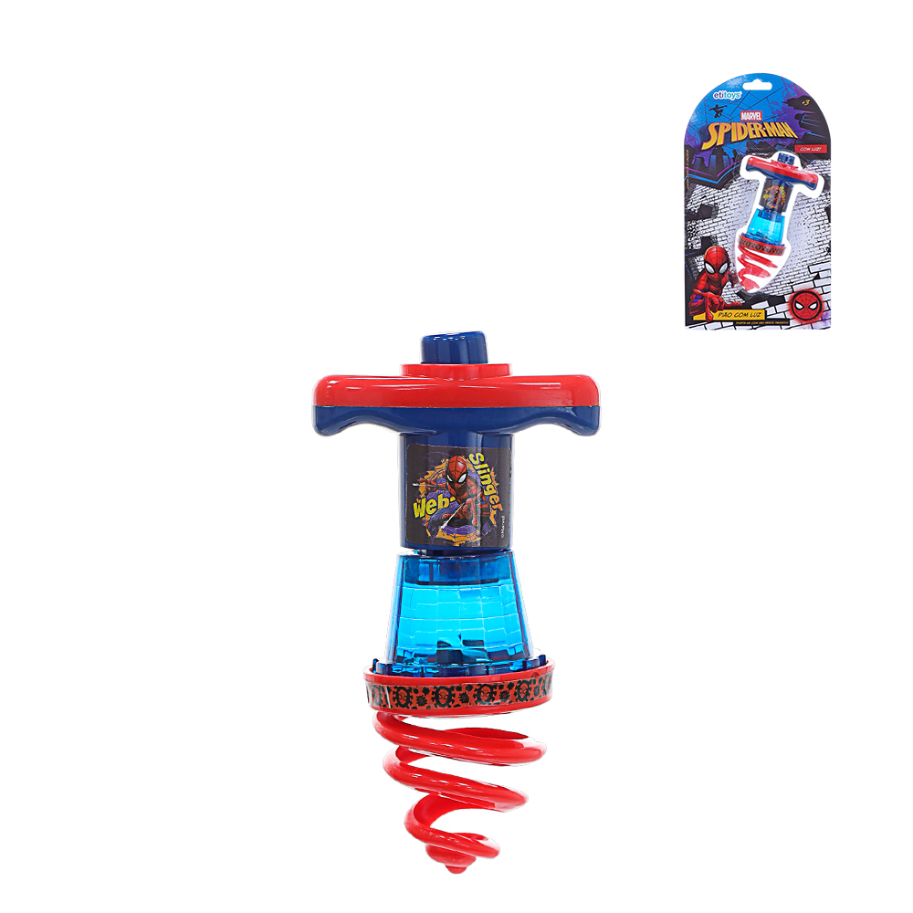 PIAO COM LUZ SPIDERMAN 13,5CM