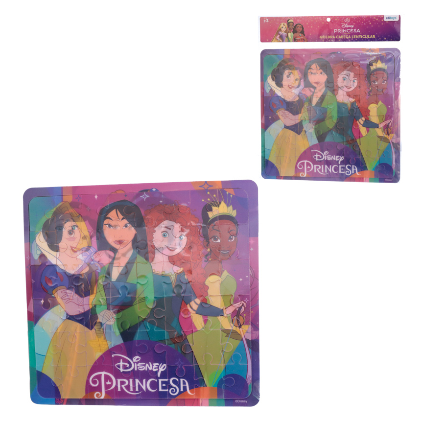 QUEBRA CABECA LENTICULAR PRINCESAS
