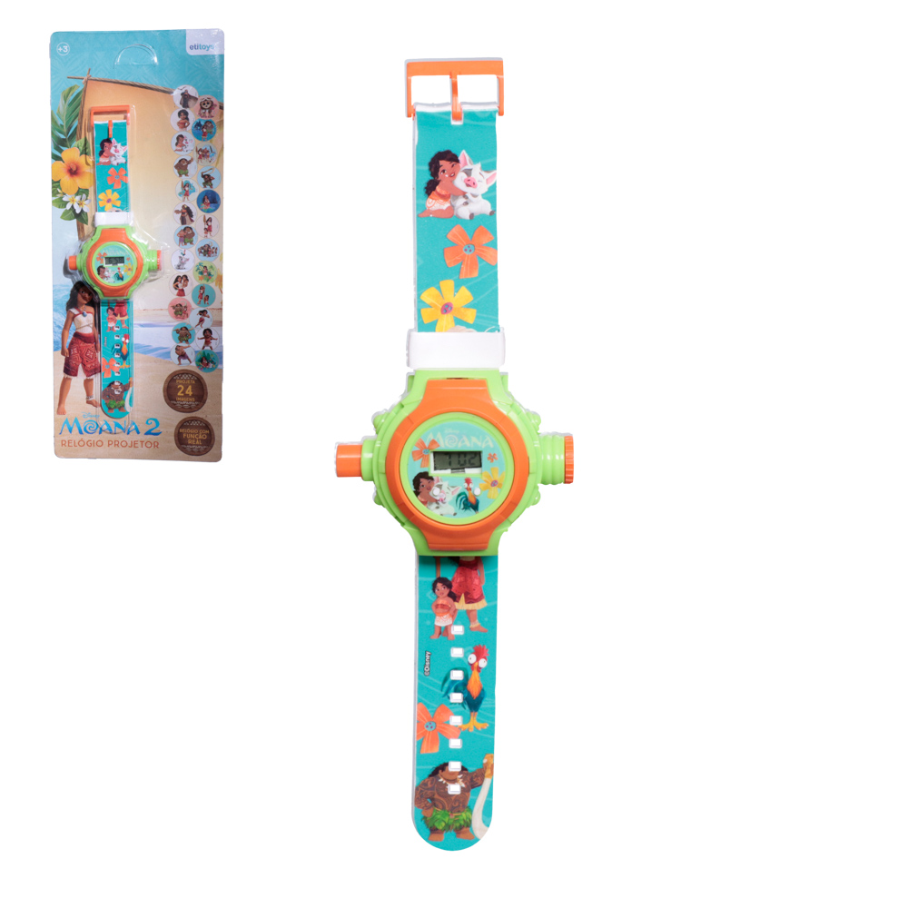 RELOGIO PROJETOR MOANA