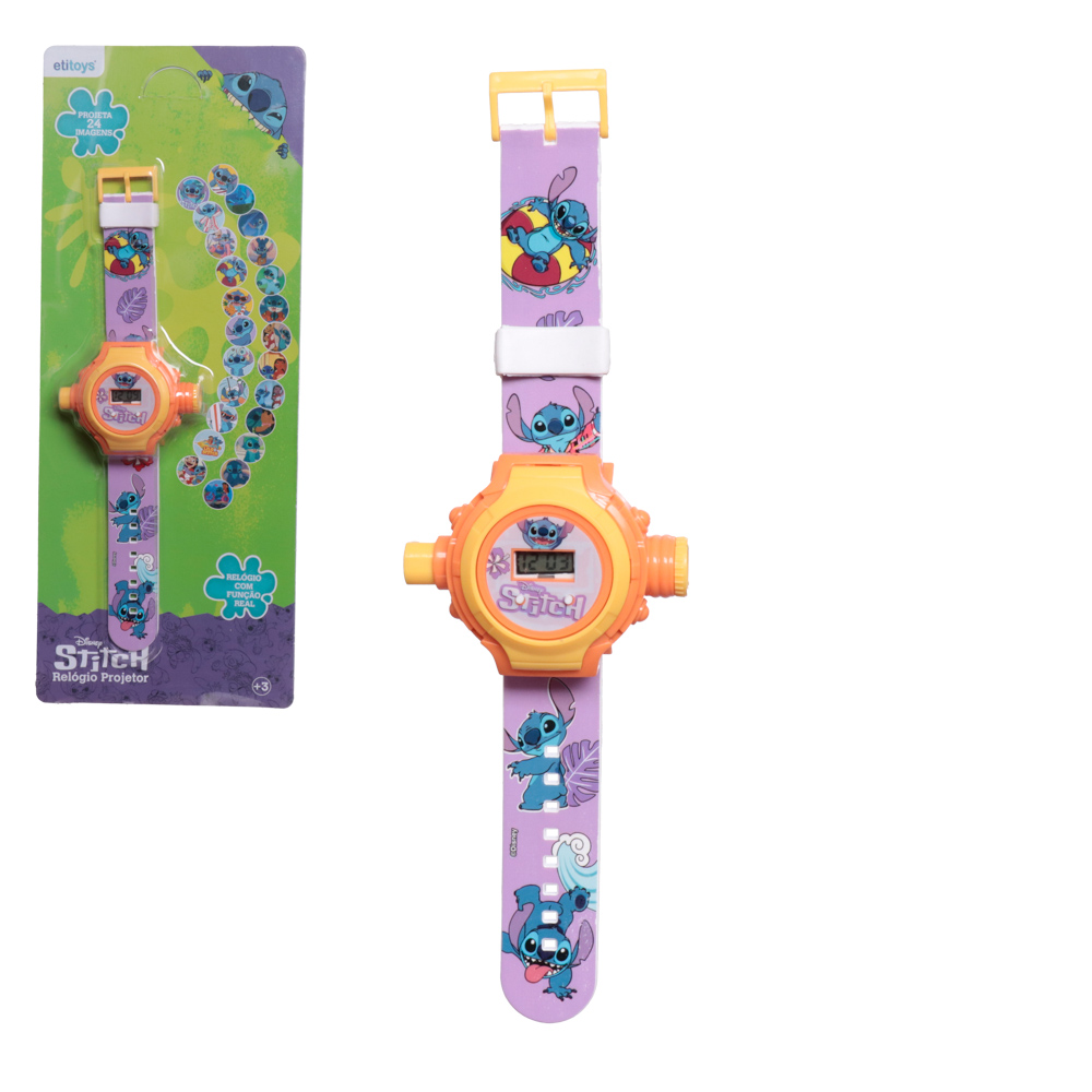 RELOGIO PROJETOR STITCH