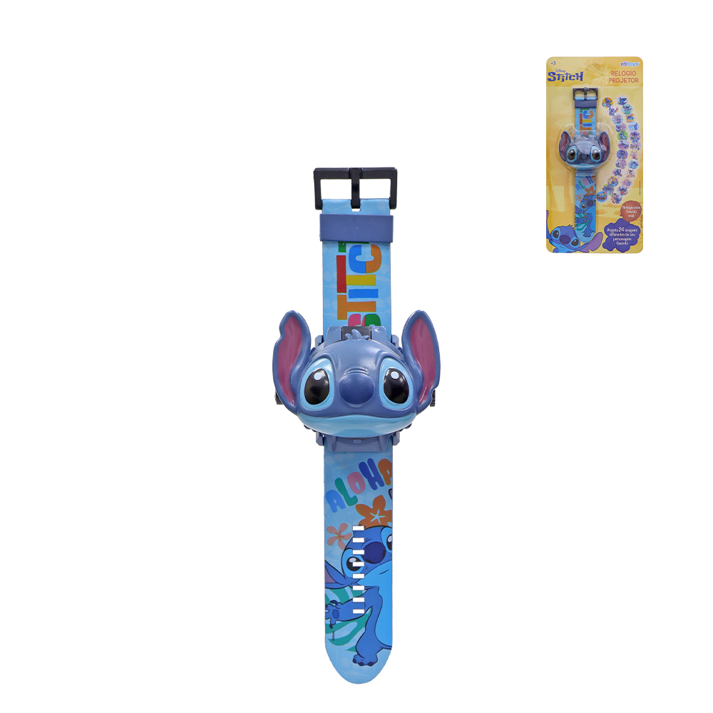 RELOGIO 3D PROJETOR STITCH