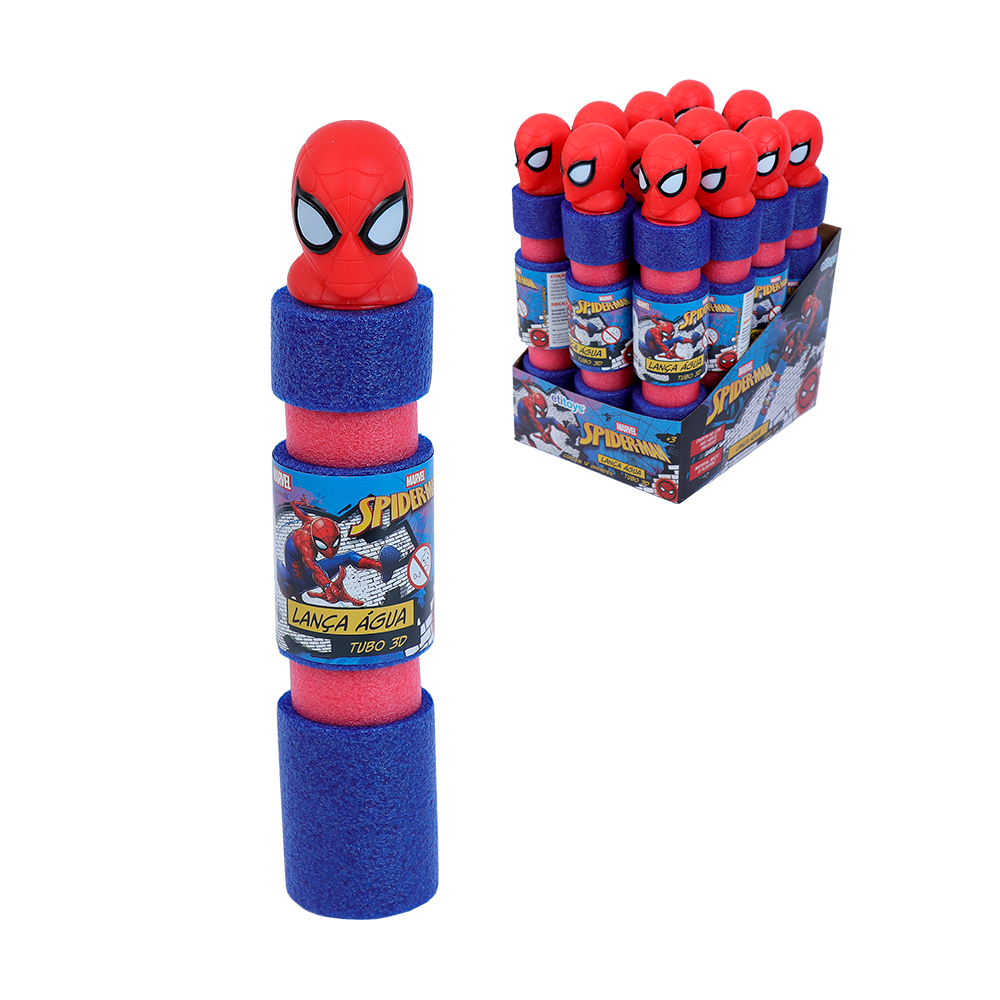 LANCA AGUA TUBO 3D SPIDERMAN
