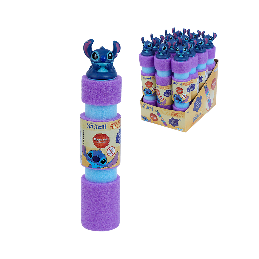 LANCA AGUA TUBO 3D STITCH