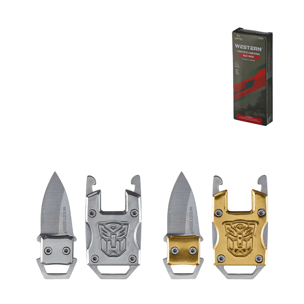 CANIVETE CARTEIRA ACO INOX - COLOR BOX